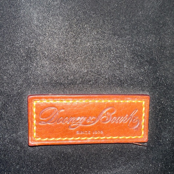 Dooney & Bourke Black and Brown Suede Tote/Purse - Picture 9 of 16